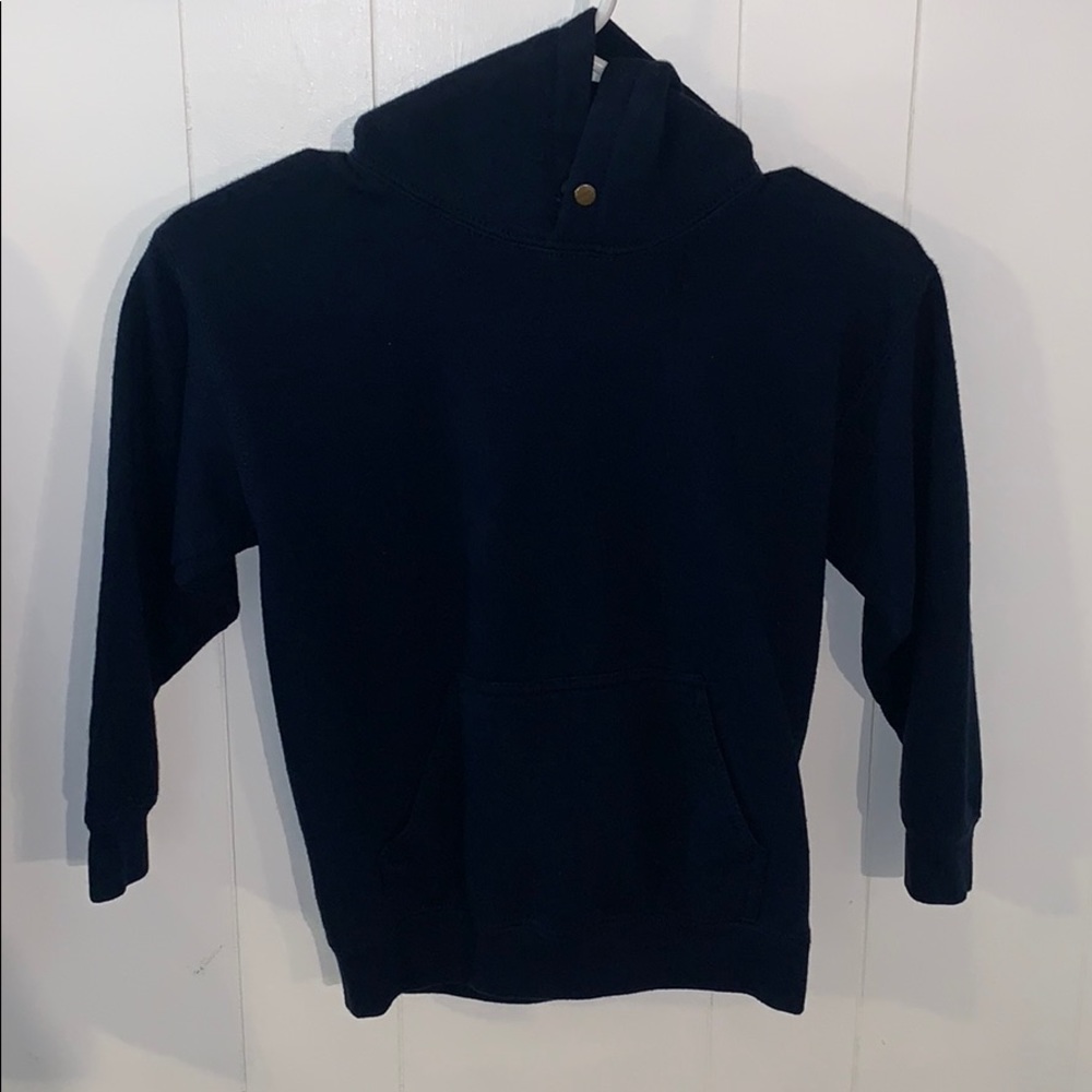 Boys navy blue hoodie size S